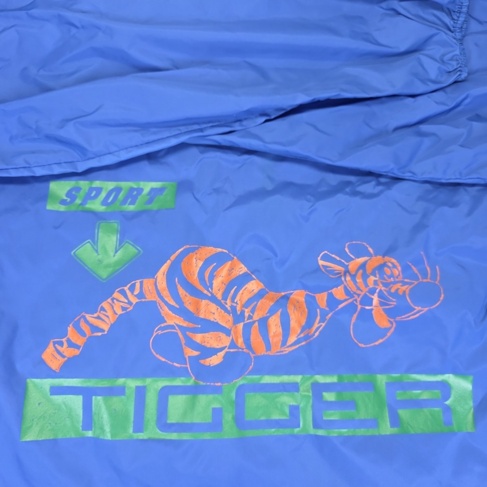 Vintage 90s Disney Tigger Sport Anorak Windbreaker Jacket Vtg Cartoon Rare Pooh - Picture 5 of 8